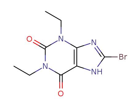 8-bromo-1,3-diethyl-3,7-dihydro-1H-purine-2,6-dione