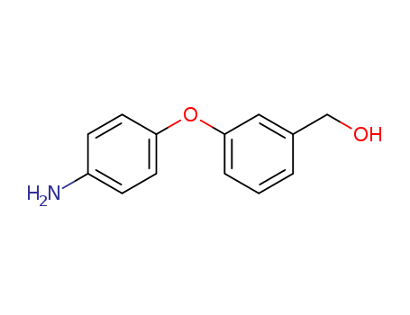 Molecular Structure of 192768-39-1 (Benzenemethanol, 3-(4-aminophenoxy)-)