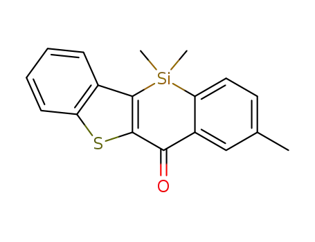 8,11,11-trimethyl-11-silabenzo<b>naphtho<2,3-d>thiophen-6(11H)-one