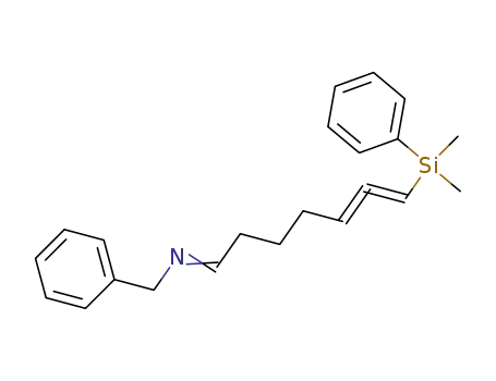 Benzyl-[7-(dimethyl-phenyl-silanyl)-hepta-5,6-dien-(Z)-ylidene]-amine