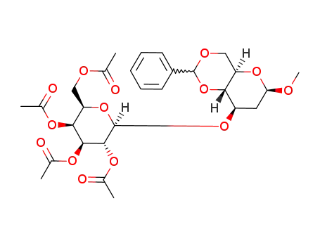 methyl 4,6-O-benzylidene-3-O-(2,3,4,6-tetra-O-acetyl-β-D-galactopyranosyl)-2-deoxy-β-D-glucopyranoside