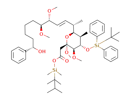 Thexyldimethylsilyl 5-O-(tert-butyldiphenylsilyl)-2-desmethyl-17-hydroxy-3-O-methyl-1,17-secosoraphenic ester