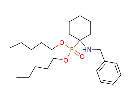 Phosphonic acid, [1-[(phenylmethyl)amino]cyclohexyl]-, dipentyl ester