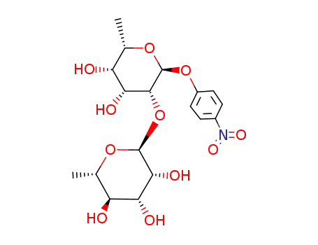 (2S,3R,4R,5R,6S)-2-[(2S,3R,4R,5S,6S)-4,5-Dihydroxy-6-methyl-2-(4-nitro-phenoxy)-tetrahydro-pyran-3-yloxy]-6-methyl-tetrahydro-pyran-3,4,5-triol
