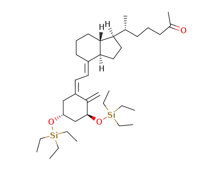 (R)-6-{(1R,3aR,7aR)-4-[2-[(3S,5R)-2-Methylene-3,5-bis-triethylsilanyloxy-cyclohex-(Z)-ylidene]-eth-(E)-ylidene]-octahydro-inden-1-yl}-heptan-2-one
