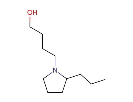 Molecular Structure of 59964-74-8 (1-Pyrrolidinebutanol, 2-propyl-)