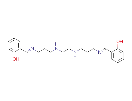 N<SUP>1</SUP>-(3-(2-hydroxybenzylidene-amino)propylamino)ethyl-benzylidenepropane-1,3-diamine