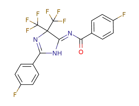 4-fluoro-N-[2-(4-fluorophenyl)-3,5-dihydro-5,5-bis(trifluoromethyl)-4H-imidazol-4-ylidene]benzamide