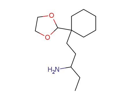 3-(1-[1,3]dioxolan-2-yl-cyclohexyl)-1-ethyl-propylamine