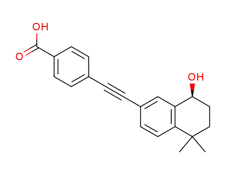 4-[(8-hydroxy-5,5-dimethyl-5,6,7,8-tetrahydronaphthalen-2-yl)ethynyl]benzoic acid