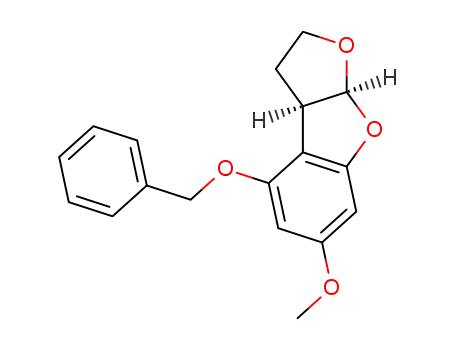 (3aR,8aS)-4-Benzyloxy-6-methoxy-2,3,3a,8a-tetrahydro-benzo[b]furo[3,2-d]furan