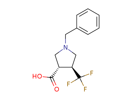 1-Benzyl-4-(trifluoromethyl)pyrrolidine-3-carboxylic acid