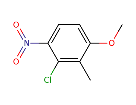 2-chloro-4-methoxy-3-methyl-1-nitrobenzene
