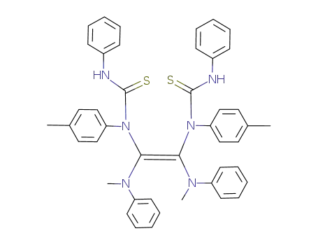 N-[2-[(anilinocarbothioyl)-4-methylanilino]-1,2-bis(methylanilino)vinyl]-N-(4-methylphenyl)-N'-phenylthiourea