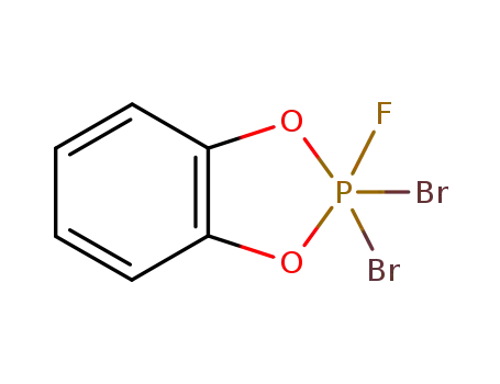 Molecular Structure of 27296-45-3 (2,2-dibromo-2-fluoro-benzo[d]-1,3,2-dioxaphosphole)