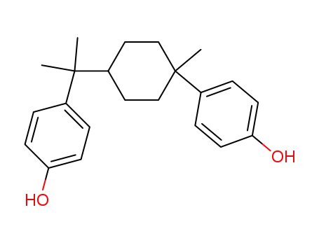 Molecular Structure of 1965-08-8 (4-{2-[4-(4-hydroxyphenyl)-4-methylcyclohexyl]propan-2-yl}phenol)