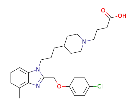 4-(4-{3-[2-(4-Chloro-phenoxymethyl)-4-methyl-benzoimidazol-1-yl]-propyl}-piperidin-1-yl)-butyric acid
