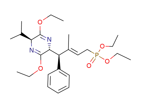 [(E)-(R)-4-((2R,5S)-3,6-Diethoxy-5-isopropyl-2,5-dihydro-pyrazin-2-yl)-3-methyl-4-phenyl-but-2-enyl]-phosphonic acid diethyl ester