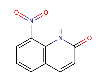 Molecular Structure of 7461-12-3 (8-Nitroquinolin-2(1H)-one)