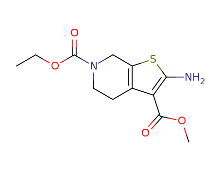 2-amino-4,7-dihydro-5H-thieno[2,3-c]pyridine-3,6-dicarboxylic acid 6-ethyl ester 3-methyl ester