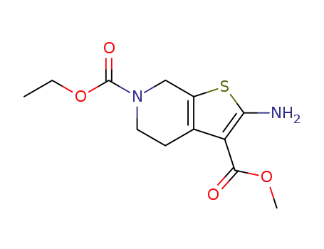 2-amino-4,7-dihydro-5H-thieno[2,3-c]pyridine-3,6-dicarboxylic acid 6-ethyl ester 3-methyl ester