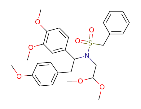 N-(2,2-Dimethoxy-ethyl)-N-[1-(3,4-dimethoxy-phenyl)-2-(4-methoxy-phenyl)-ethyl]-C-phenyl-methanesulfonamide