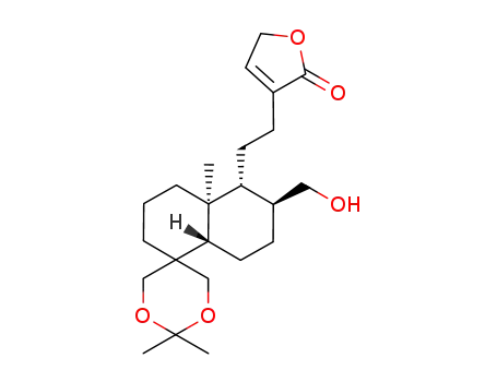 17-hydroxy-18,19-isopropylidenedioxy-ent-labd-13-en-16,15-olactone