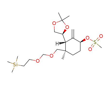 Methanesulfonic acid (1S,3S,4R)-3-((S)-2,2-dimethyl-[1,3]dioxolan-4-yl)-4-methyl-2-methylene-4-(2-trimethylsilanyl-ethoxymethoxymethyl)-cyclohexyl ester