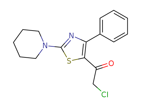 2-chloro-1-(4-phenyl-2-(piperidin-1-yl)thiazol-5-yl)ethanone