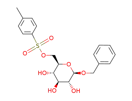 benzyl-[<i>O</i><sup>6</sup>-(toluene-4-sulfonyl)-β-D-glucopyranoside]