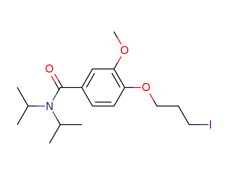 Molecular Structure of 188658-58-4 (Benzamide, 4-(3-iodopropoxy)-3-methoxy-N,N-bis(1-methylethyl)-)
