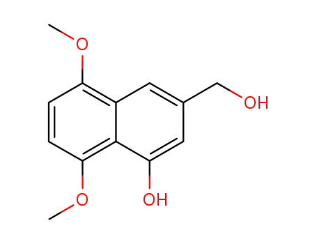2-Naphthalenemethanol, 4-hydroxy-5,8-dimethoxy-