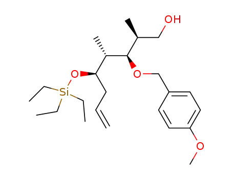 7-Octen-1-ol,
3-[(4-methoxyphenyl)methoxy]-2,4-dimethyl-5-[(triethylsilyl)oxy]-,
(2S,3R,4R,5R)-