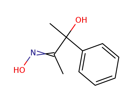 Molecular Structure of 39775-68-3 (2-Butanone, 3-hydroxy-3-phenyl-, oxime)