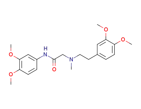 <i>N</i>-(3,4-dimethoxy-phenyl)-2-{[2-(3,4-dimethoxy-phenyl)-ethyl]-methyl-amino}-acetamide