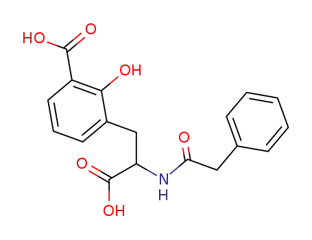 (rac)-N-phenylacetyl-3-carboxy-2-hydroxyphenylalanine