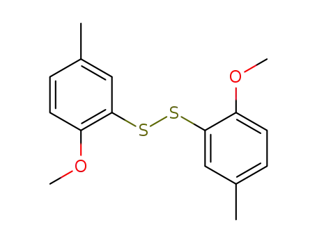 Disulfide, bis(2-methoxy-5-methylphenyl)