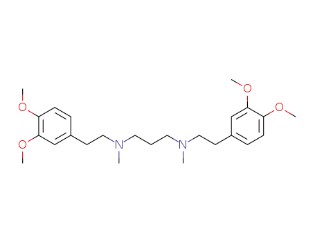 Molecular Structure of 141991-88-0 (1,3-Propanediamine,
N,N'-bis[2-(3,4-dimethoxyphenyl)ethyl]-N,N'-dimethyl-)
