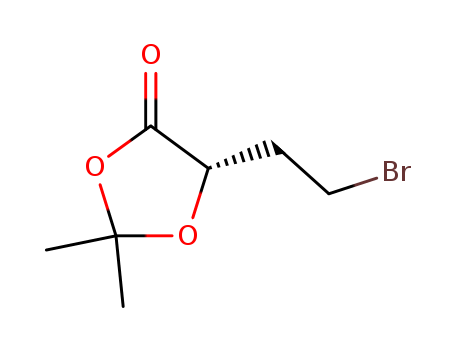 1,3-Dioxolan-4-one, 5-(2-bromoethyl)-2,2-dimethyl-, (S)-