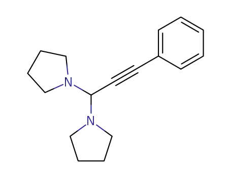 3,3-Bis(pyrrolidino)-1-phenyl-prop-1-in
