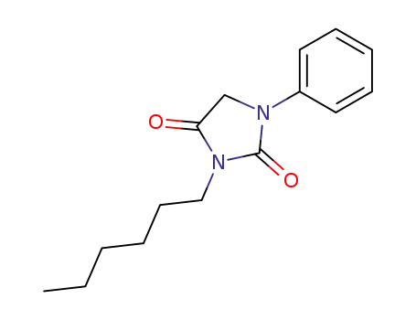 3-hexyl-1-phenyl-imidazolidine-2,4-dione