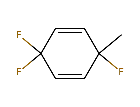 Molecular Structure of 195886-85-2 (1,4-Cyclohexadiene,3,3,6-trifluoro-6-methyl-(9CI))