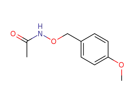 Molecular Structure of 23993-49-9 (Acetamide, N-((4-methoxyphenyl)methoxy)-)