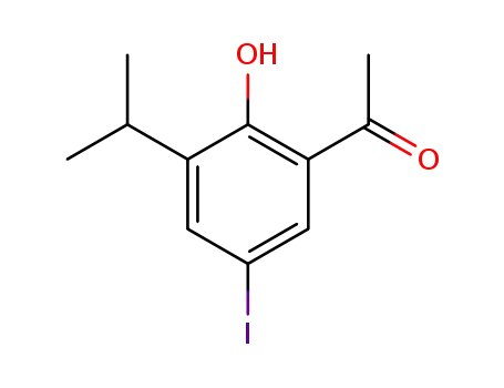 1-(2-hydroxy-5-iodo-3-isopropyl-phenyl)-ethanone