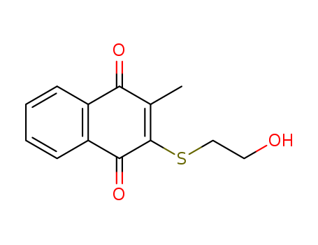 1,4-Naphthalenedione, 2-[(2-hydroxyethyl)thio]-3-methyl-
