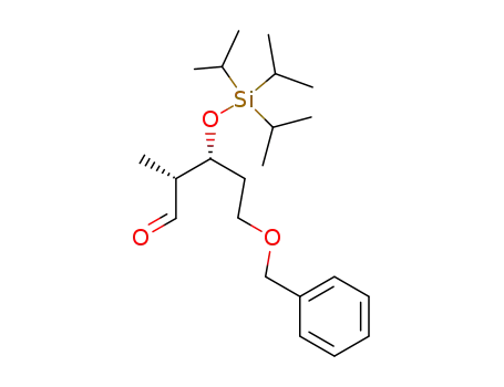 (2R,3R)-5-Benzyloxy-2-methyl-3-triisopropylsilanyloxy-pentanal