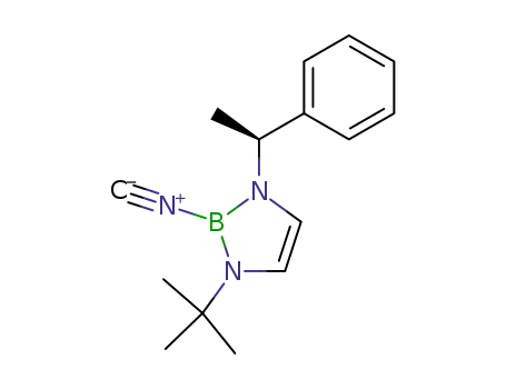 Molecular Structure of 484066-24-2 ((S)-Me<sub>3</sub>CN(a)CHCHN(b)[CH(Ph)Me]B-NC(N(a)-B))