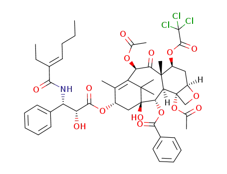 Molecular Structure of 502626-33-7 (C<sub>50</sub>H<sub>58</sub>Cl<sub>3</sub>NO<sub>15</sub>)