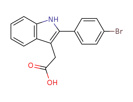 [2-(4-bromo-phenyl)-1<i>H</i>-indol-3-yl]-acetic acid