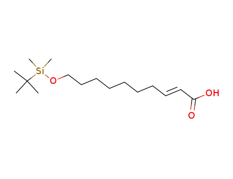 2-Decenoic acid, 10-[[(1,1-dimethylethyl)dimethylsilyl]oxy]-, (2E)-